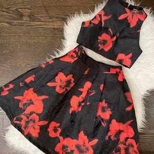 Cute floral matching set